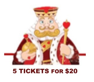 KING OF HEARTS 5 FOR $20