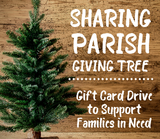 Christmas Giving Tree Gift Cards for Most Blessed Trinity