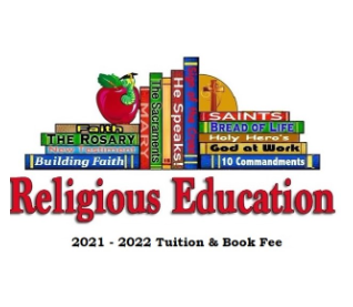 2021-2022 RE Tuition & Book Fee