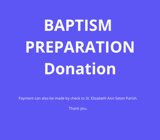 Baptism Preparation Donation
