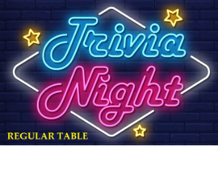 Trivia Night - Reg Table