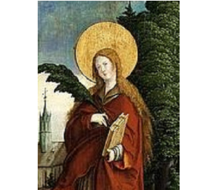Feast of St. Eulalia Mass Intention, Candle and Rose