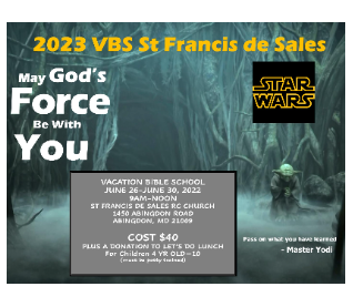 Vacation Bible School/VBS