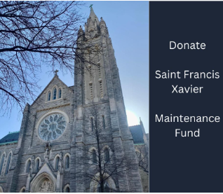 St Francis Xavier Maintenance Fund Donations