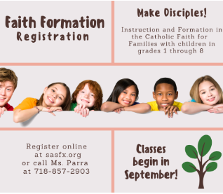 Faith Formation Program Fee (not Tax-deductible)