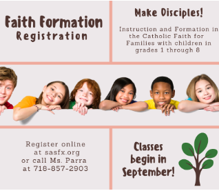 Faith Formation Program Fee (not tax-deductible)