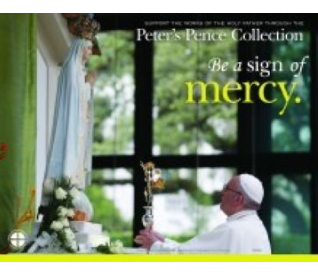 St Francis Xavier - Peter's Pence 2nd Collection-June 