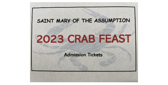 2023 Crab Feast Admission Tickets
