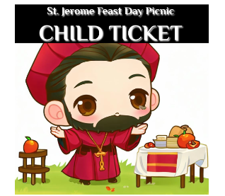 St. Jerome Feast Day - Child (8 And Under) Wrist Band