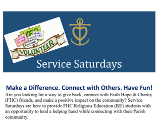Religious Education- Service Saturdays