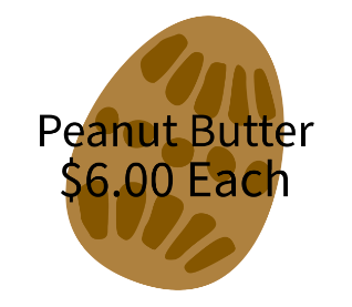 Peanut Butter - Mission Trip Chocolate Eggs