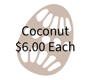 Coconut W/ Almonds - Mission Trip Chocolate Eggs