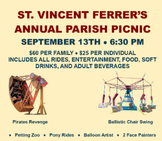 Church Picnic Single Admission