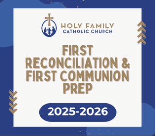 Preparation For First Reconciliation And First Holy Communion 2025-26