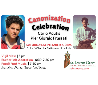 Canonization Celebration - Saturday, 9/6/2025