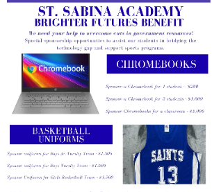 2025 Brighter Futures - SPONSOR STUDENT NEEDS