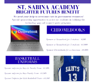2025 Brighter Futures - SPONSOR STUDENT NEEDS