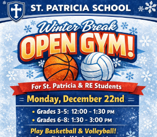 St. Patricia Winter Break Open Gym