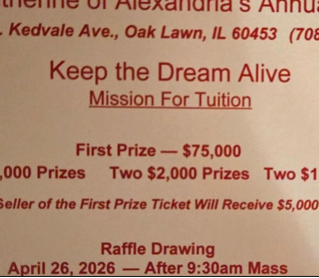 2026 Keep the Dream Alive Raffle