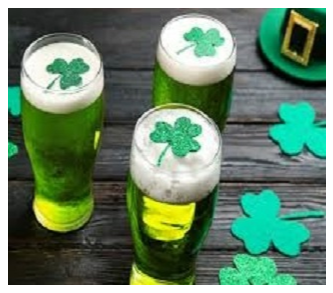 St. Patrick's Day Beer & Wine = March 14th 6-9:30pm Adult tickets
