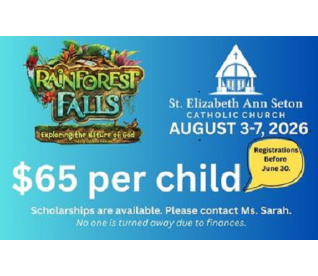 Vacation Bible School Registration 2026