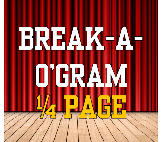 Musical Break-a-Leg-O-Gram $20 (1/4 page)