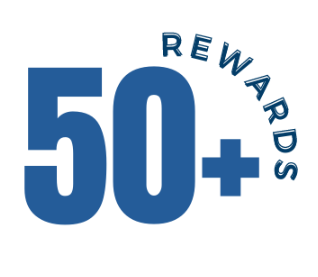 50+ Rewards