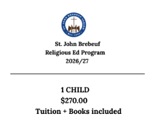 1 Child Tuition Payment