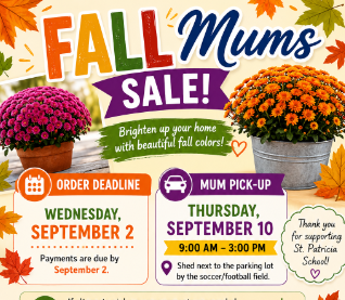 Fall Mums Sale (School)
