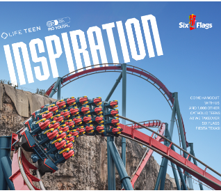 REGISTRATION FEE's - teens who do not have a Six Flags season pass (covers entrance, T-Shirt, and Life Teen Event Pass)